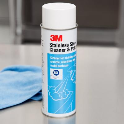 3M Stainless Steel Cleaner & Polish Aerosol, 600 ml - Bradechem